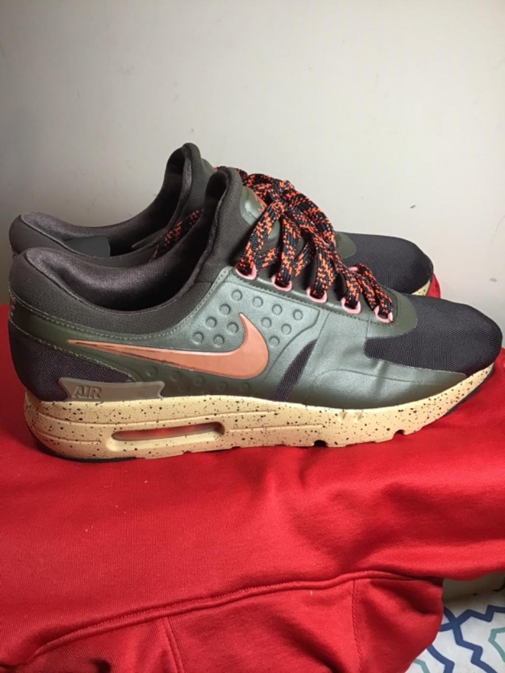 🔥Nike, Air Max Zero, Brown Velvet, used, size 10.5, see photos for details 🔥😎 - Picture 2 of 6